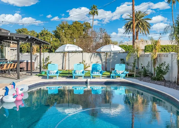 1920s Speakeasy, Cooled Pool, Games, 5min Old Town Scottsdale