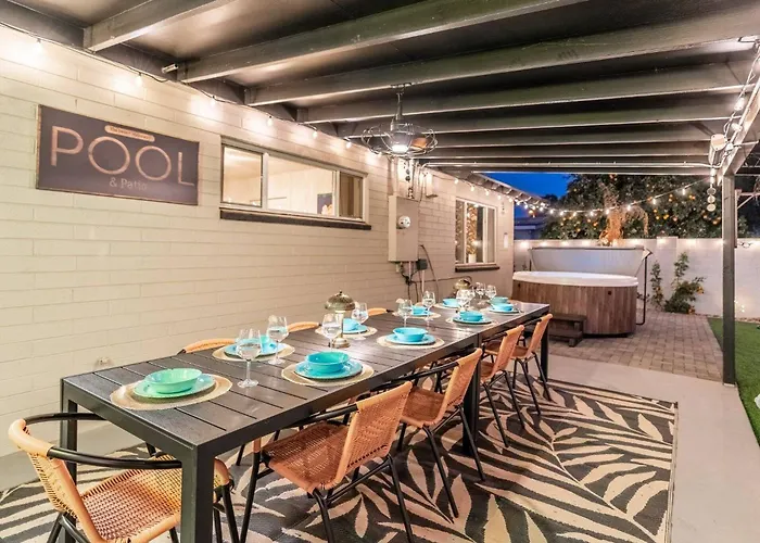 1920s Speakeasy, Cooled Pool, Games, 5min Old Town Scottsdale